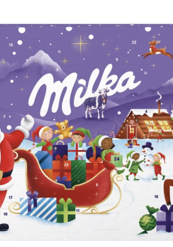 Calendrier de l'Avent (Chocolat au lait) - Milka 200g 