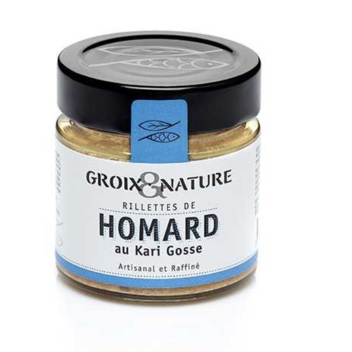 Rillettes de homard bleu au Kari Gosse - Groix & Nature 100 g 