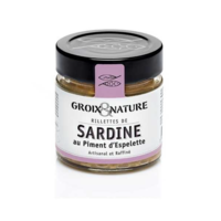 Rillettes de sardine au piment d'Espelette - Groix & Nature 100 g