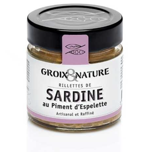 Sardine rillette with Espelette pepper - Groix & Nature 100 g 