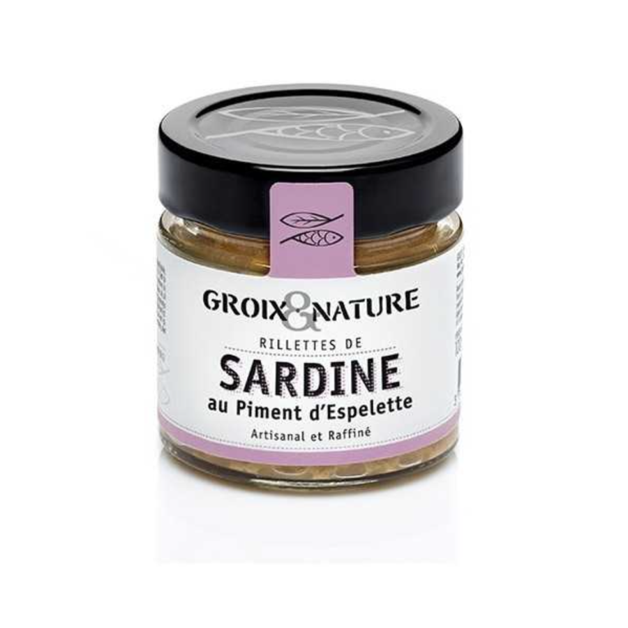 Sardine rillette with Espelette pepper - Groix & Nature 100 g