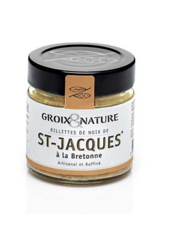 Rillettes de noix de st-jacques à la Bretonne - Groix & Nature 100 g 