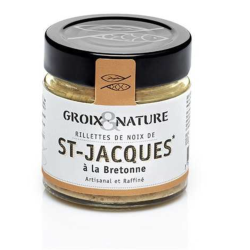 Rillettes de noix de st-jacques à la Bretonne - Groix & Nature 100 g 