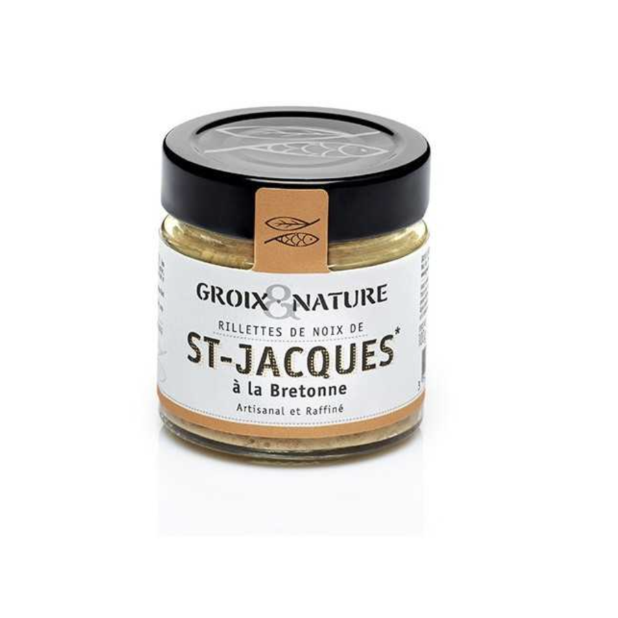 Rillettes de noix de st-jacques à la Bretonne - Groix & Nature 100 g