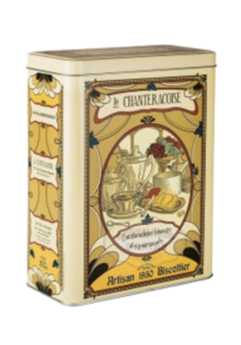 Biscottes authentiques (boîte métal Art Déco) - La Chanteracoise 370 g 