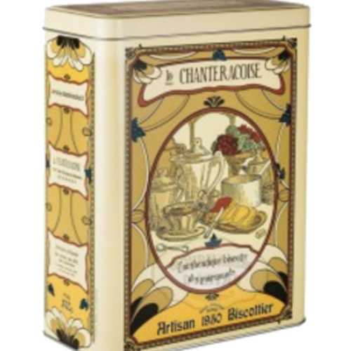 Biscottes authentiques (boîte métal Art Déco) - La Chanteracoise 370 g 