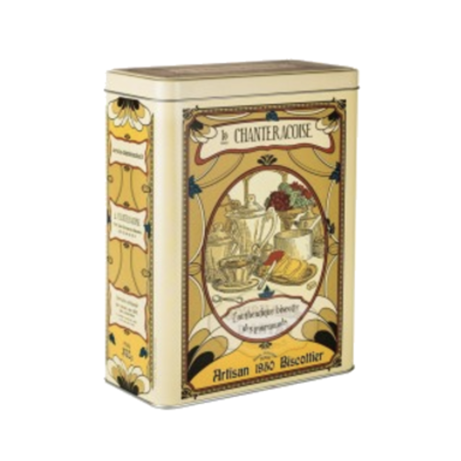 Authentic rusks (Art Deco metal box) - La Chanteracoise 370 g