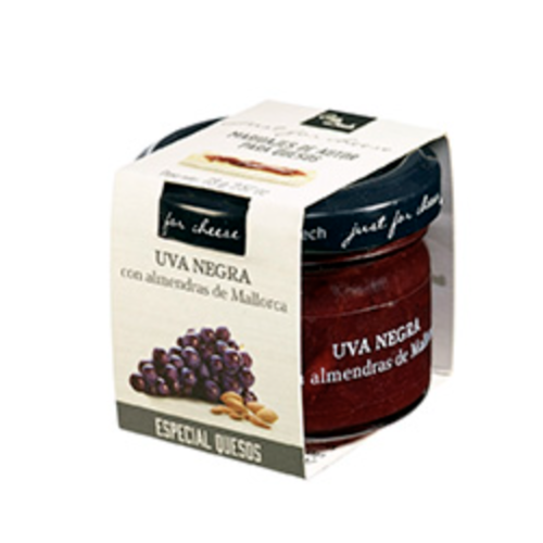 Jelly for cheeses with black grapes and Mallorcan almonds - Can Bech 33 g 