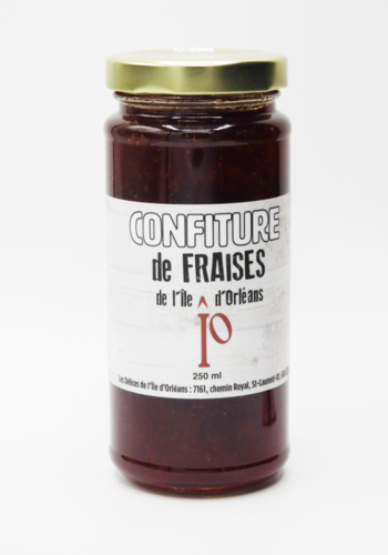 Confiture de fraises - Les Délices de l'Île d'Orléans 250 ml 