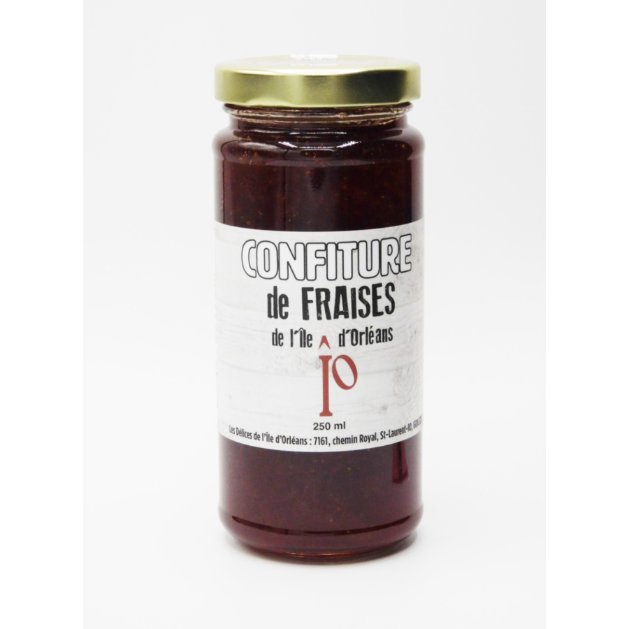 Strawberry jam - Les Délices de l'Île d'Orléans 250 ml