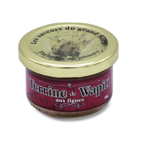 Terrine de wapiti aux figues - Les Délices de l'Île d'Orléans 80g 