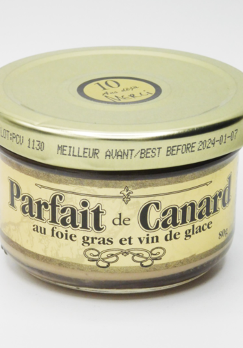 Duck parfait with foie gras and ice wine - Les Délices de l'Île d'Orléans 80g 