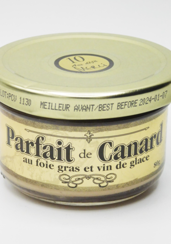 Parfait de canard au foie gras et vin de glace - Les Délices de l'Île d'Orléans 80g 