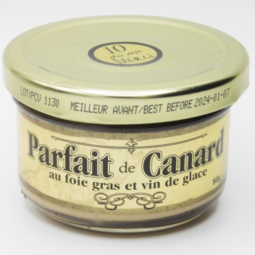 Parfait de canard au foie gras et vin de glace - Les Délices de l'Île d'Orléans 80g 