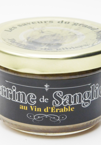 Wild boar terrine with maple wine - Les Délices de l'Île d'Orléans 80g 