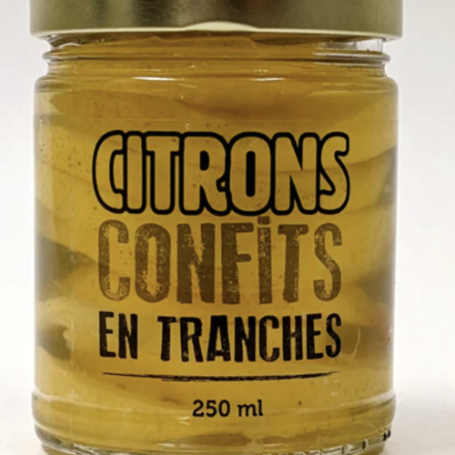 Sliced candied lemons - Les Délice de l'Île d'Orléans 250 ml 