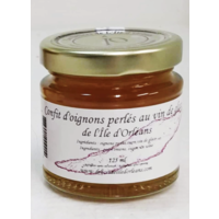 Confit d'oignons perlés au vin de glace - Les Délices de l'Îles d'Orléans 190ml