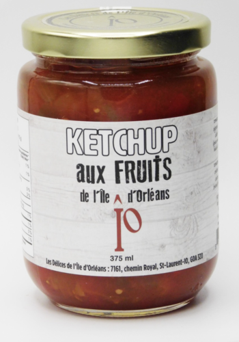 Fruit ketchup - Les Délices de l'Île d'Orléans 375 ml 