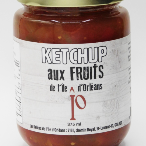 Ketchup aux fruits - Les Délices de l'Île d'Orléans 375 ml 