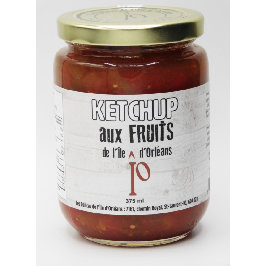 Fruit ketchup - Les Délices de l'Île d'Orléans 375 ml