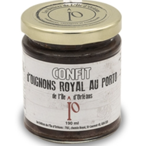 Confit d'oignons royal au porto - Les Délices de l'Île d'Orléans 190 ml 