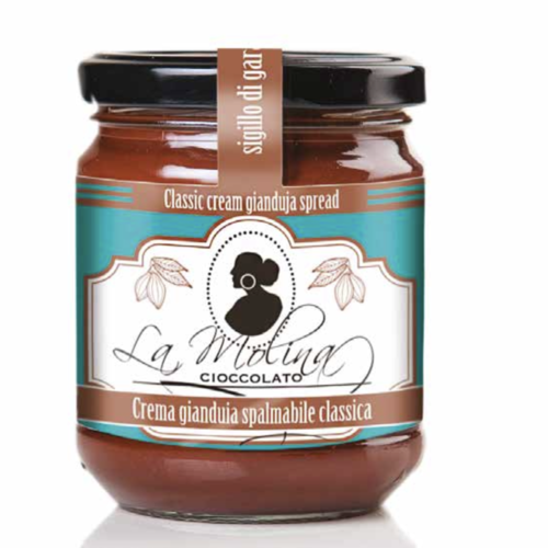 Pâte à tartiner de chocolat au lait et Gianduja  - La Molina 220g 