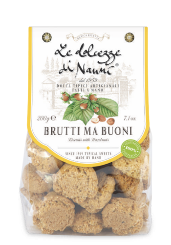 Cookies with Hazelnuts (Brutti ma buoni) - Le Dolcezze Di Nanni 200g 