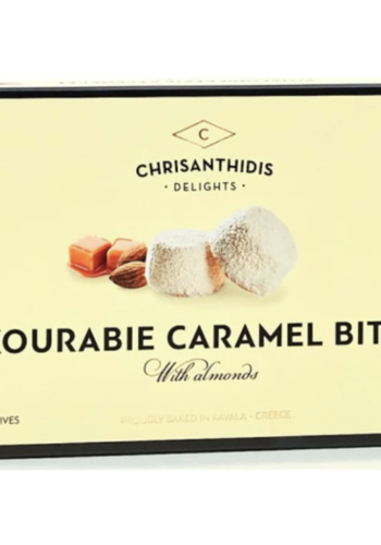 Bouchées de Kourabie au caramel et amandes - Chrisanthidis 200g 
