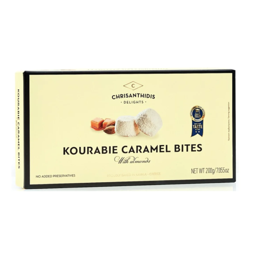 Bouchées de Kourabie au caramel et amandes - Chrisanthidis 200g