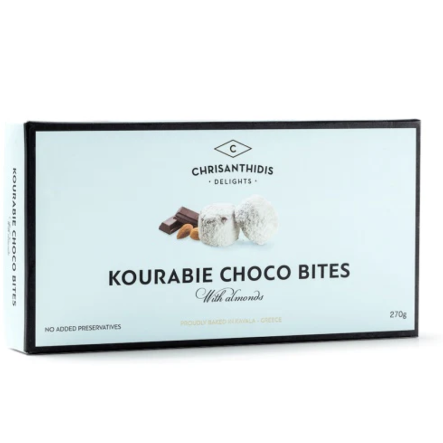 Kourabie Choco Bites with Almonds - Chrisanthidis 270g