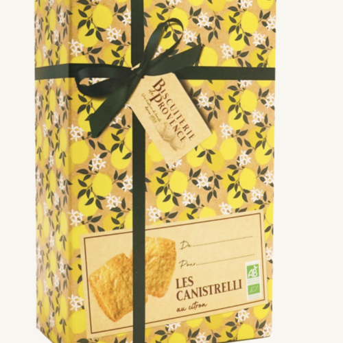 Biscuits au citron (Canistrelli) - Biscuiterie de Provence 90g 