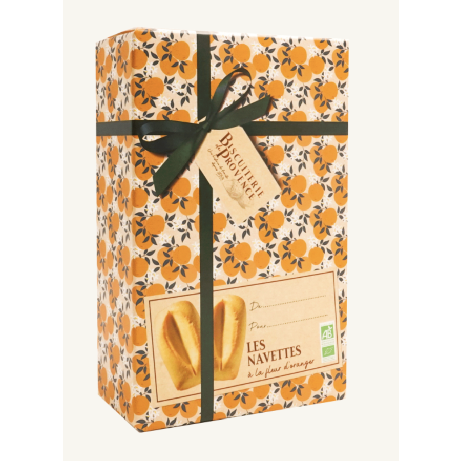 Orange blossom biscuits (Navette) - Biscuiterie de Provence 90g