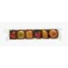 Box of 6 assorted fruits in almond paste - Maffren 80g
