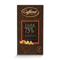 Bar de chocolat noir 75% aux oranges confites - Caffarel 80g