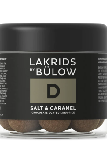 Réglisse enrobé de chocolat et caramel salé - Lakrids by Bülow 125g 
