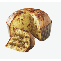 Panettone with pistachio, candied lemon and pistachio cream spread - Filippi 1kg