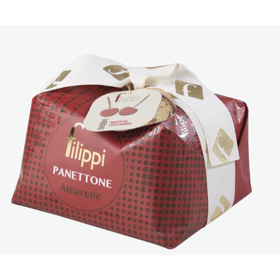 Panettone aux cerises griottes - Filippi 1kg