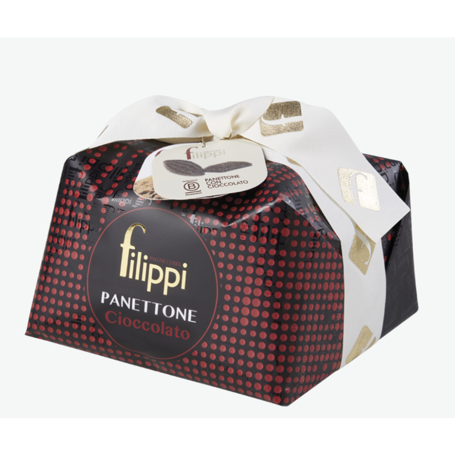 Panettone chocolat Maranta 61% (sans fruits confits)  - Filippi 1kg
