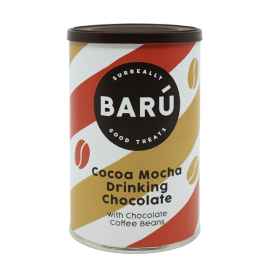 Cocoa Mocha Drinking Chocolate with Chocolate Coffee Beans - Barú 250g