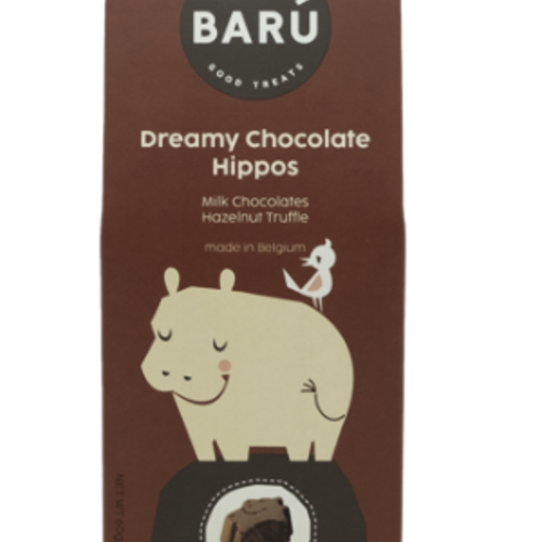 Milk Chocolates Hazelnut Truffle Dreamy Chocolate Hippos - Barú 60g 