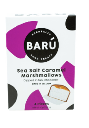 Milk chocolate, caramel and sea salt marshmallows - Barú 120g 