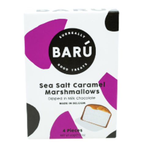 Milk chocolate, caramel and sea salt marshmallows - Barú 120g 
