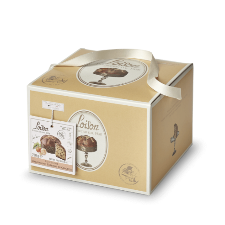 Panettone with late tangerine from Ciaculli (Gold) - Loison 750g