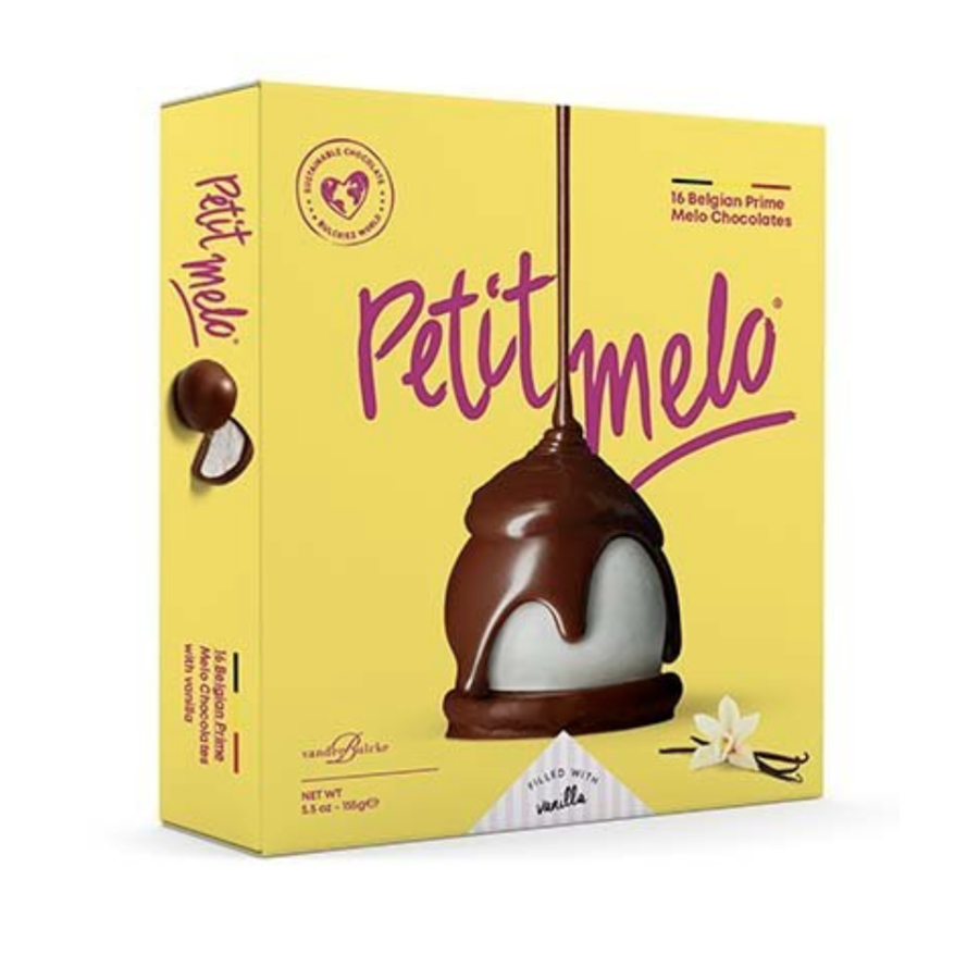 “Petit melo” milk chocolate and vanilla marshmallows - Vanden Buclcke 155g