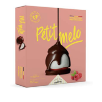 “Petit melo” marshmallows with raspberries and dark chocolate - Vanden Buclcke 155g