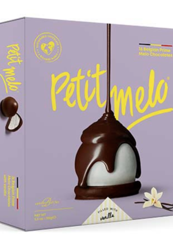 Marshmallows “petits melo” dark chocolate with vanilla - Vanden Buclcke 155g 