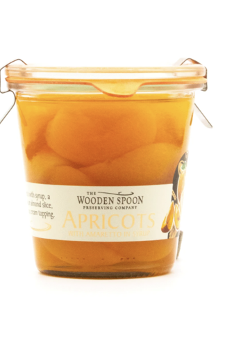 Apricots in Amaretto and syrup - The Wooden Spoon 300g 