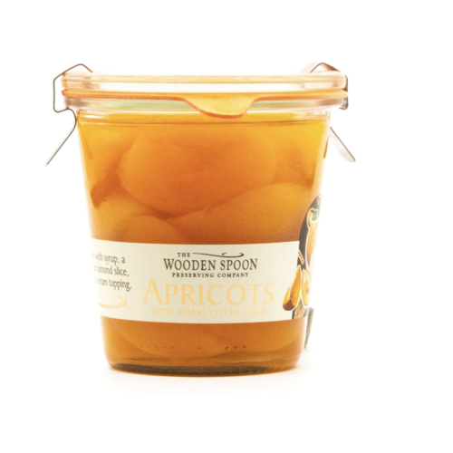Abricots dans sirop avec amaretto - The Wooden Spoon 300g 