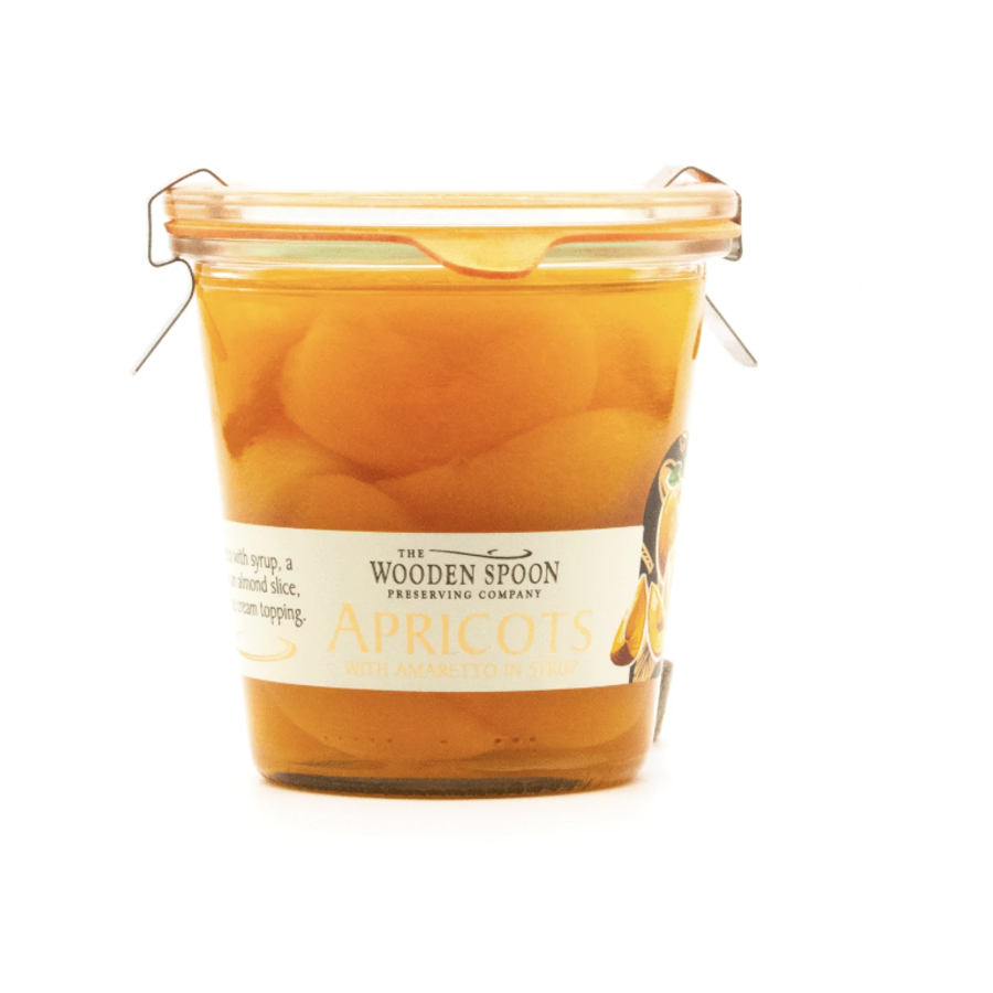 Apricots in Amaretto and syrup - The Wooden Spoon 300g
