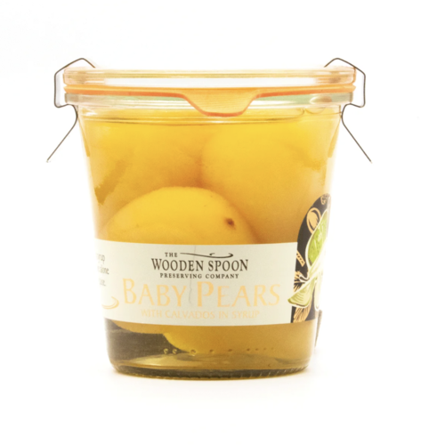 Baby pears with Calvados and syrup - The Wooden Spoon 300g 